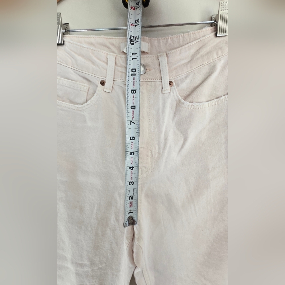 H&M Soft Pink Straight Leg Jeans-Size 8 - Picture 5 of 8